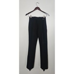 VTG Obermeyer Ski Pants Women 10L Black Wool Stirrup MINT 33" Inseam TALL Japan